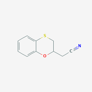 (2,3-Dihydro-1,4-benzoxathiin-2-yl)acetonitrile