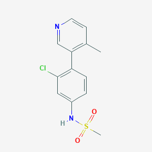 N-(3-Chloro-4-(4-methylpyridin-3-yl)phenyl)methanesulfonamide