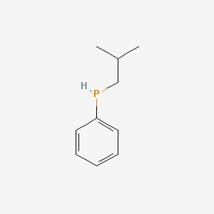 molecular formula C10H15P B8622186 Isobutylphenylphosphine CAS No. 54722-14-4