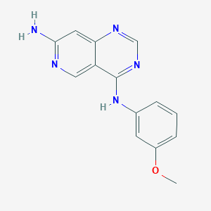 4-N-(3-methoxyphenyl)pyrido[4,3-d]pyrimidine-4,7-diamine