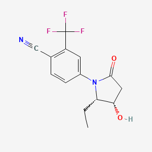 molecular formula C14H13F3N2O2 B8622257 Androgen receptor modulators 1 
