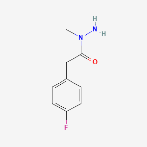 (4-fluorophenyl)-acetic acid N-methyl-hydrazide
