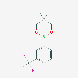 5,5-Dimethyl-2-(3-(trifluoromethyl)phenyl)-1,3,2-dioxaborinane