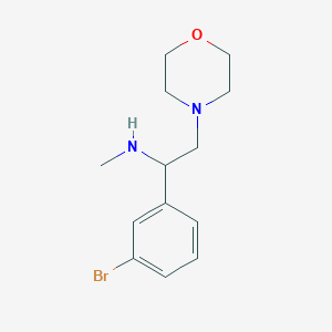[1-(3-Bromophenyl)-2-(4-morpholinyl)ethyl]methylamine