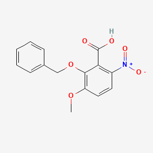 2-Benzyloxy-3-methoxy-6-nitrobenzoic acid
