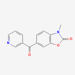 3-Methyl-6-(pyridine-3-carbonyl)-1,3-benzoxazol-2(3H)-one