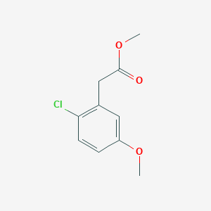 molecular formula C10H11ClO3 B8622465 Methyl 2-(2-chloro-5-methoxyphenyl)acetate CAS No. 90919-41-8