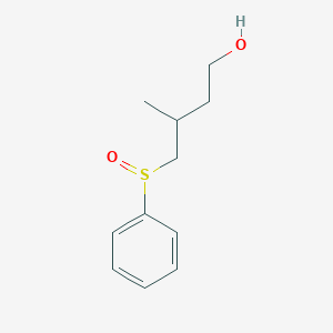 4-(Benzenesulfinyl)-3-methylbutan-1-ol