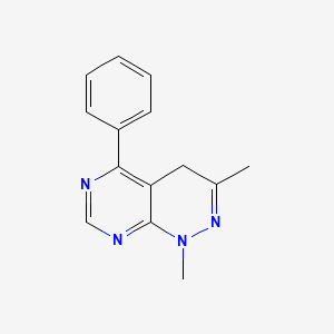 1,3-Dimethyl-5-phenyl-1,4-dihydropyridazino[3,4-d]pyrimidine