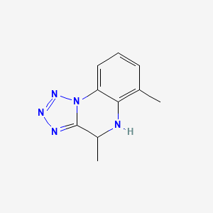 4,6-Dimethyl-4,5-dihydrotetrazolo[1,5-a]quinoxaline