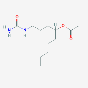 1-(Carbamoylamino)nonan-4-YL acetate