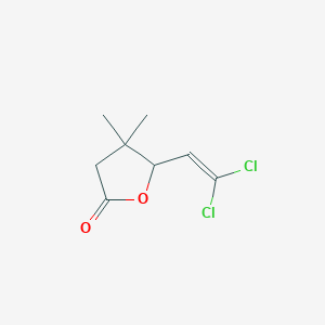 2(3H)-Furanone, 5-(2,2-dichloroethenyl)dihydro-4,4-dimethyl-