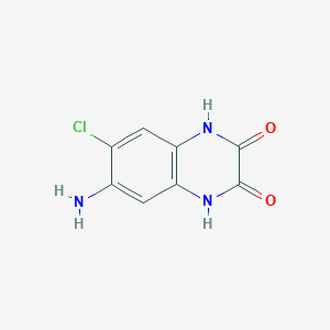 6-Amino-7-chloro-1,4-dihydro-2,3-quinoxalinedione