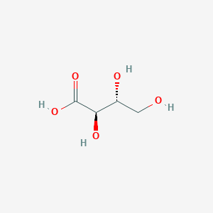 molecular formula C4H8O5 B086229 (2R,3R)-2,3,4-trihydroxybutanoic acid CAS No. 13752-84-6