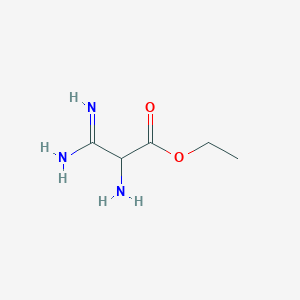 Ethyl 2,3-diamino-3-iminopropanoate