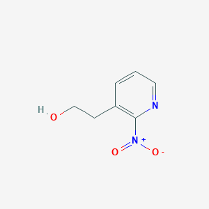 molecular formula C7H8N2O3 B8622911 2-nitro-3-Pyridineethanol 