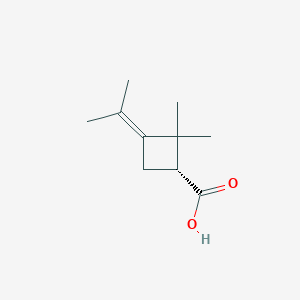 (R)-(-)-2,2-Dimethyl-3-(1-methylethylidene)cyclobutanecarboxylic acid