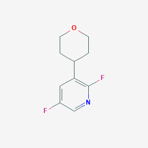 2,5-Difluoro-3-(tetrahydro-pyran-4-YL)-pyridine