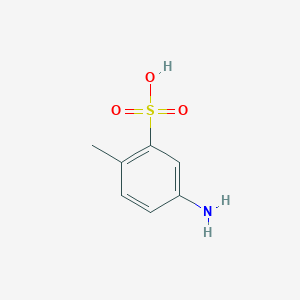 molecular formula C7H9NO3S B086231 5-Amino-2-methylbenzenesulfonic acid CAS No. 118-88-7