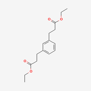 molecular formula C16H22O4 B8623205 Diethyl 3,3'-(1,3-phenylene)dipropanoate CAS No. 143260-96-2