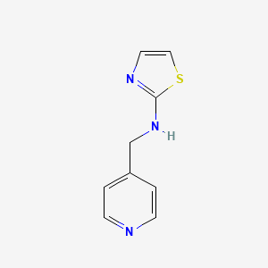 molecular formula C9H9N3S B8623227 N-(pyridin-4-ylmethyl)-1,3-thiazol-2-amine 