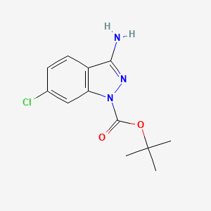 tert-Butyl 3-amino-6-chloro-1H-indazole-1-carboxylate
