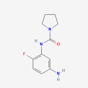 N-(5-amino-2-fluorophenyl)pyrrolidine-1-carboxamide