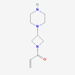 1-(3-(Piperazin-1-yl)azetidin-1-yl)prop-2-en-1-one