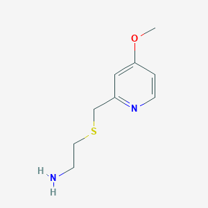 2-(2-Aminoethylthiomethyl)-4-methoxypyridine
