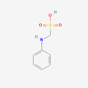 molecular formula C7H9NO3S B086234 Anilinomethanesulfonic acid CAS No. 103-06-0