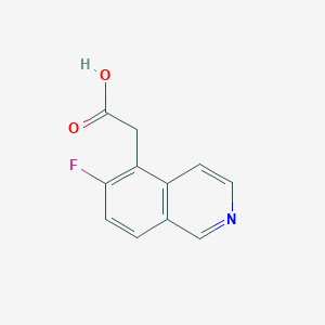 2-(6-Fluoroisoquinolin-5-yl)acetic acid