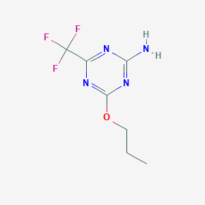 1,3,5-Triazin-2-amine, 4-propoxy-6-(trifluoromethyl)-