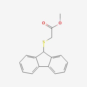 Methyl [(9H-fluoren-9-yl)sulfanyl]acetate