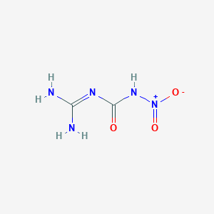 molecular formula C2H5N5O3 B8623426 1-Nitro-3-guanidinourea CAS No. 28787-21-5