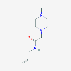 molecular formula C10H19N3O B8623457 N-allyl-4-methyl-piperazine-1-carboxyamide 