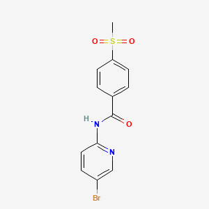N-(5-Bromopyridin-2-yl)-4-methanesulfonylbenzamide