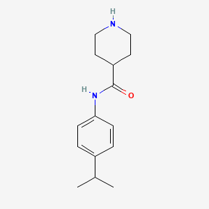 Piperidine-4-carboxylic acid (4-isopropyl-phenyl)-amide