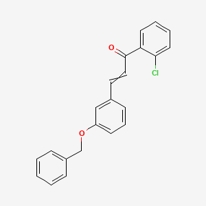 3-[3-(Benzyloxy)phenyl]-1-(2-chlorophenyl)prop-2-en-1-one
