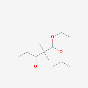 1,1-Diisopropoxy-2,2-dimethyl-3-pentanone