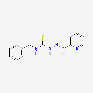 4-Benzyl-1-(pyridin-2-ylmethylidene)thiosemicarbazide