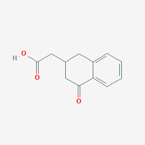 2-(1,2,3,4-Tetrahydro naphthalene 1-one 3-yl)acetic acid