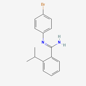 N'-(4-Bromophenyl)-2-(propan-2-yl)benzene-1-carboximidamide