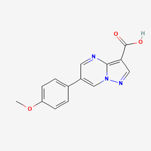 6-(4-Methoxy-phenyl)-pyrazolo[1,5-a]pyrimidine-3-carboxylic acid