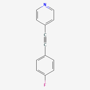 4-[(4-Fluorophenyl)ethynyl]pyridine