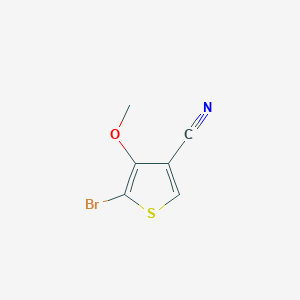 4-Methoxy-5-bromothiophene-3-carbonitrile