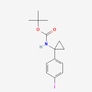 Tert-butyl [1-(4-iodophenyl)cyclopropyl]carbamate