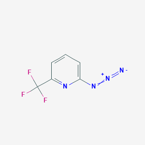 molecular formula C6H3F3N4 B8623795 2-Azido-6-(trifluoromethyl)pyridine 