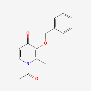 1-Acetyl-3-(benzyloxy)-2-methylpyridin-4(1H)-one