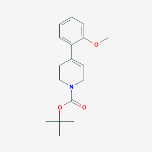 molecular formula C17H23NO3 B8623822 tert-butyl 4-(2-methoxyphenyl)-5,6-dihydropyridine-1(2H)-carboxylate 
