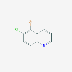 molecular formula C9H5BrClN B8623863 5-Bromo-6-chloroquinoline 